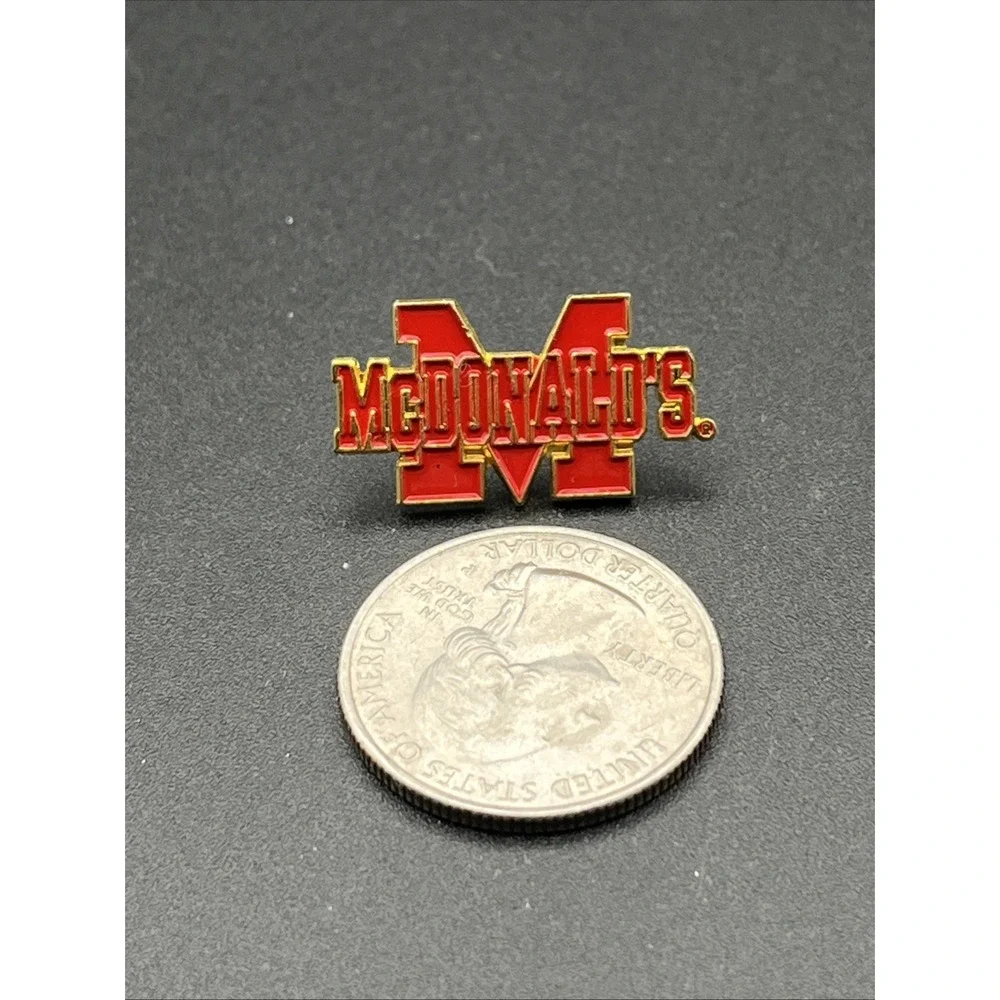 McDonald's Spell‎ Out Varsity Letters Lapel Hat Pin